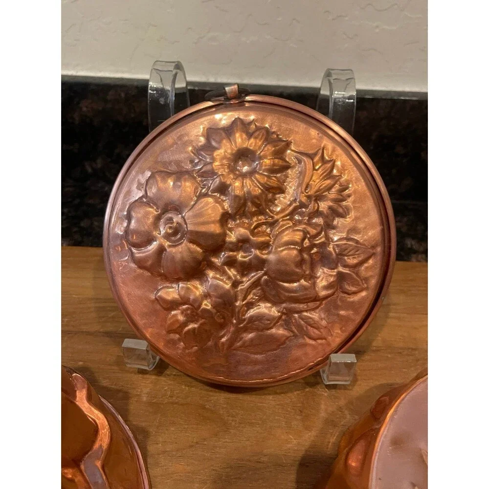 3 piece copper mold set up - kitchen handups